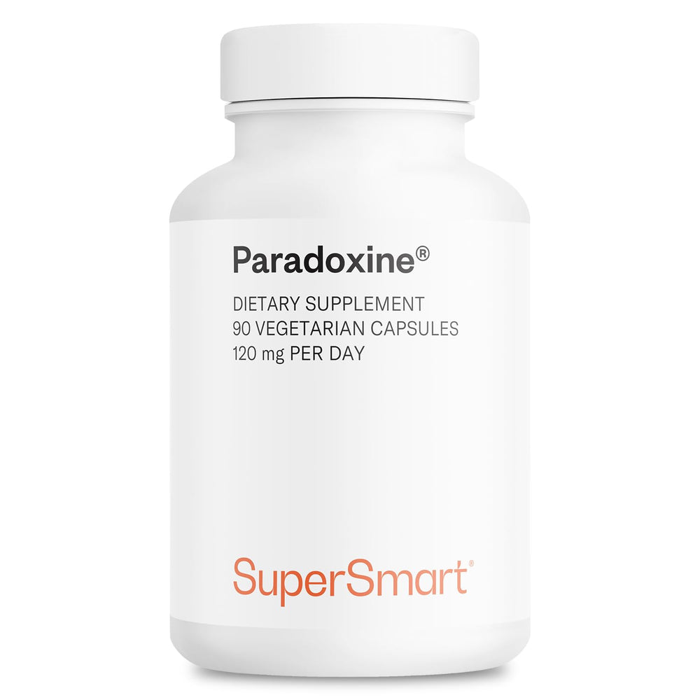 Front view of Supersmart Paradoxine bottle with 90 vegetarian capsules
