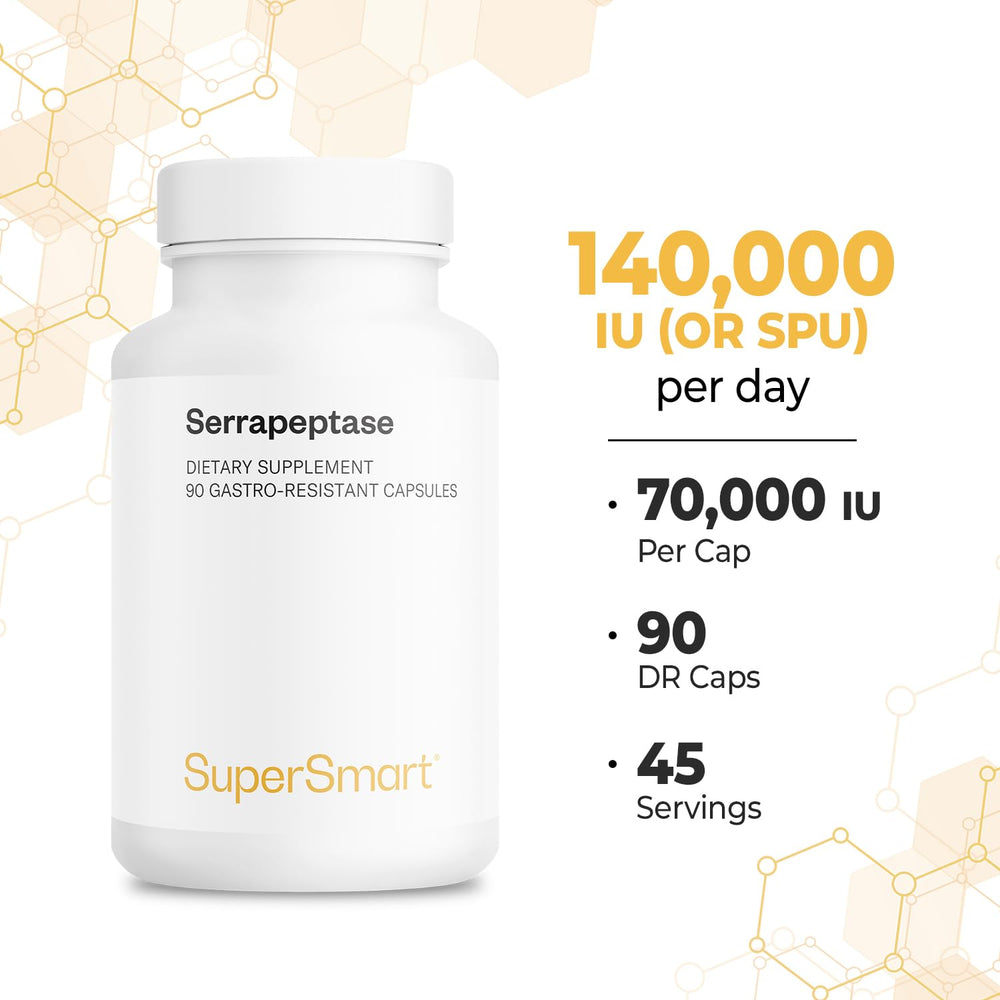 Supersmart brand logo for Serrapeptase product