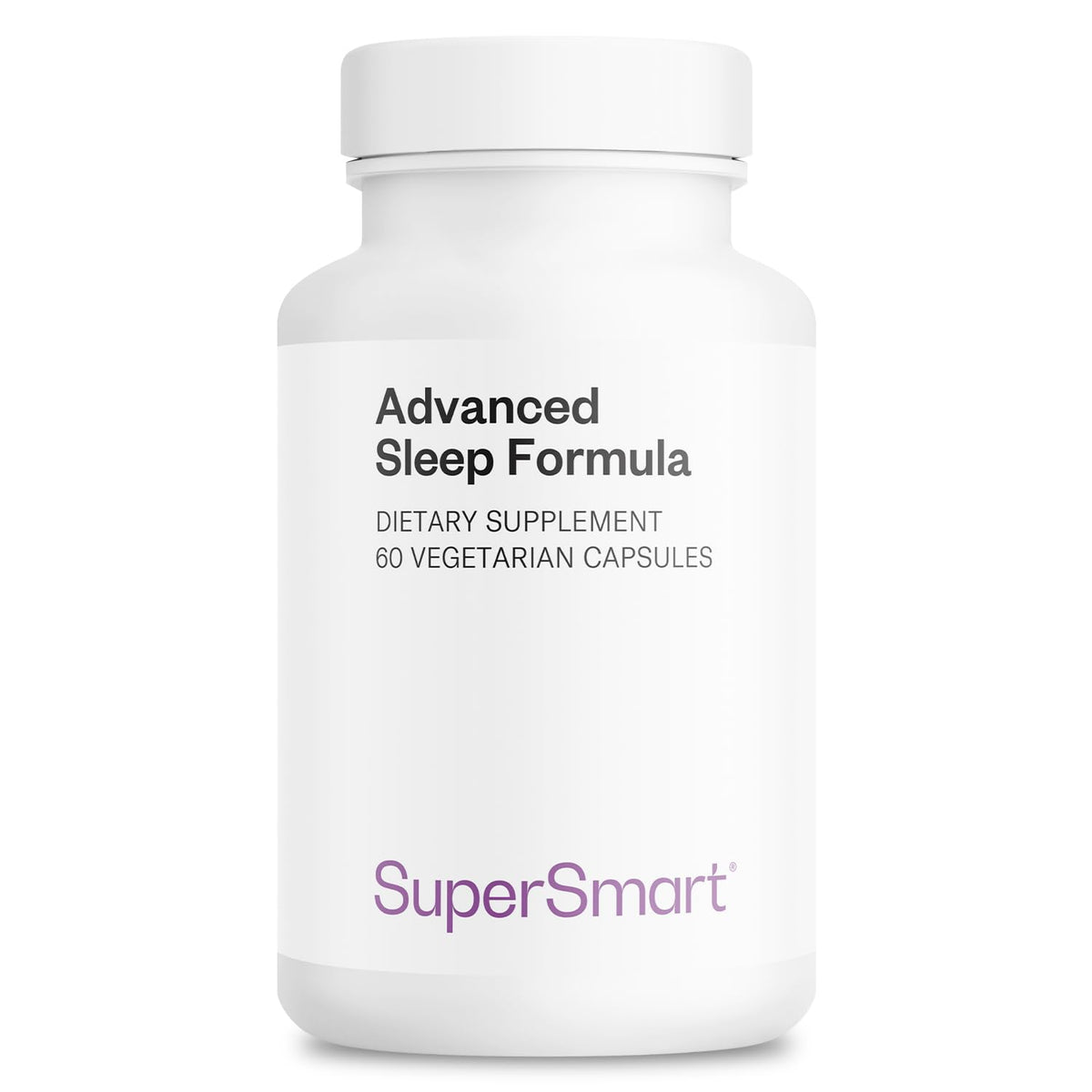 Supersmart Advanced Sleep Formula bottle labeled for high strength