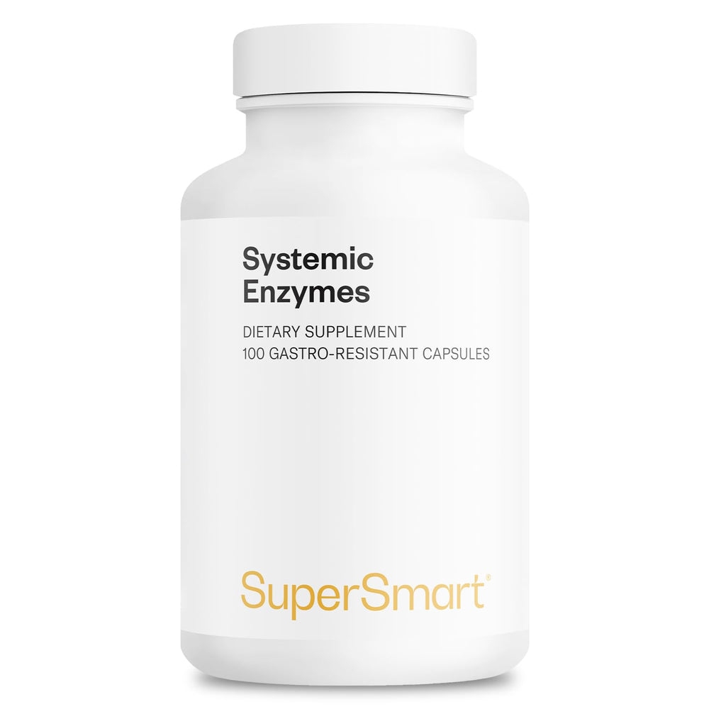 Supersmart Systemic Enzymes bottle label
