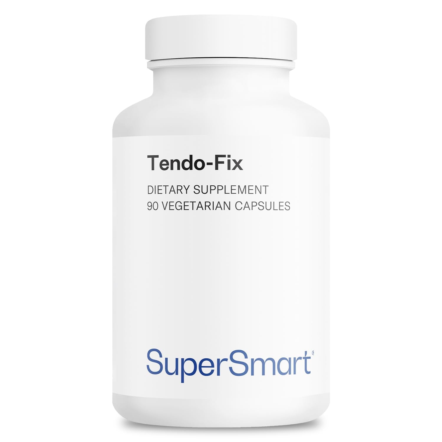 Bottle of Supersmart Tendo-Fix containing 90 vegetarian capsules