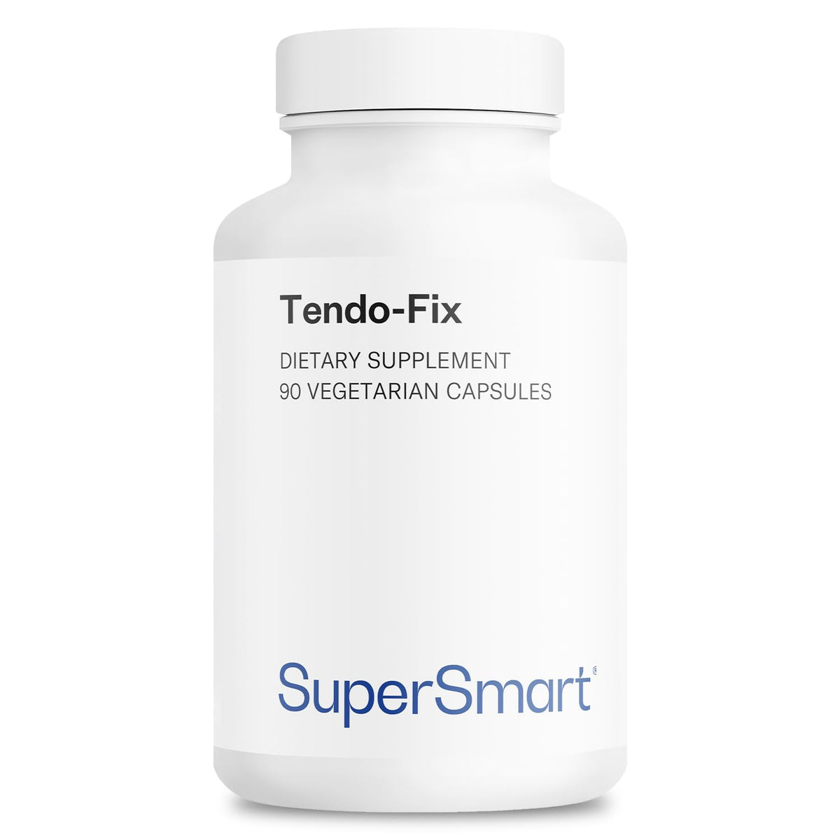 Bottle of Supersmart Tendo-Fix containing 90 vegetarian capsules