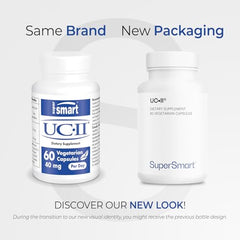 UC-II capsules close-up showing 40 mg per day