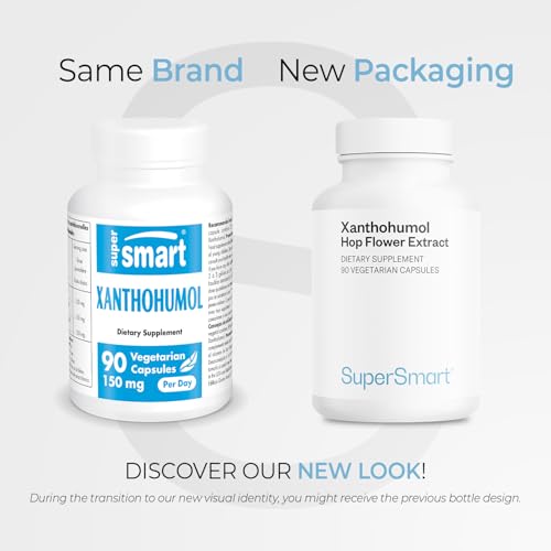 Xanthohumol capsules in bottle