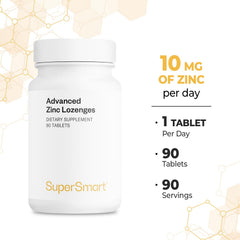 Mint-flavored zinc lozenge with xylitol and sunflower oil