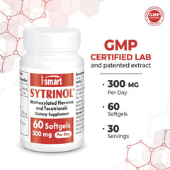 Gluten free label on Supersmart Sytrinol