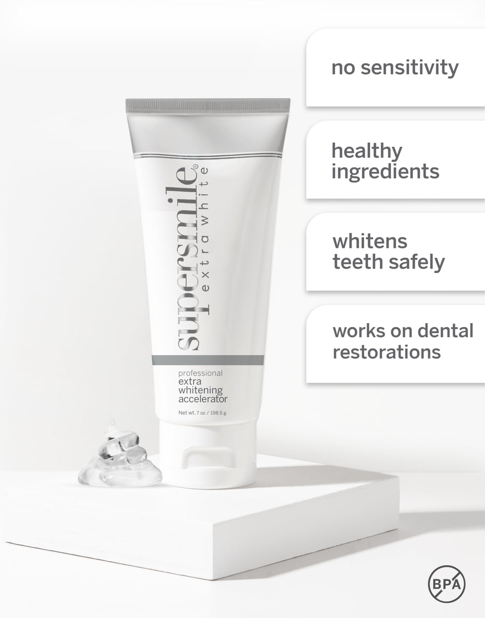 Enamel-safe whitening gel formula