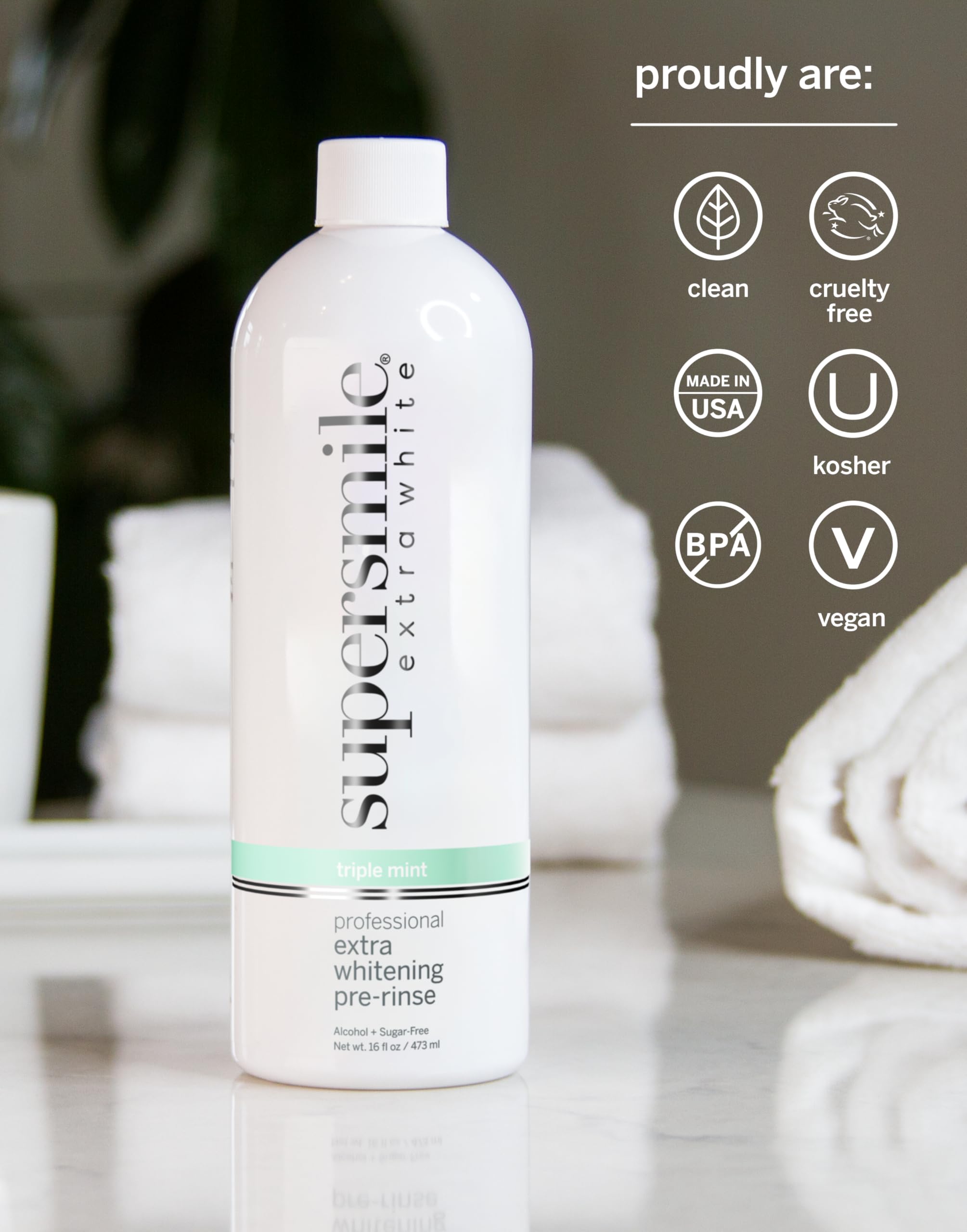Supersmile Extra Whitening Pre-Rinse – Clinically Formulated Pre-Brush ...