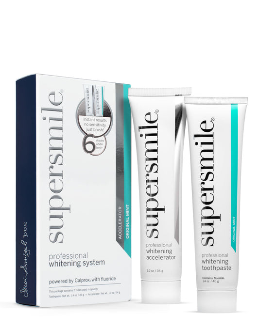 Supersmile Teeth Whitening System kit components