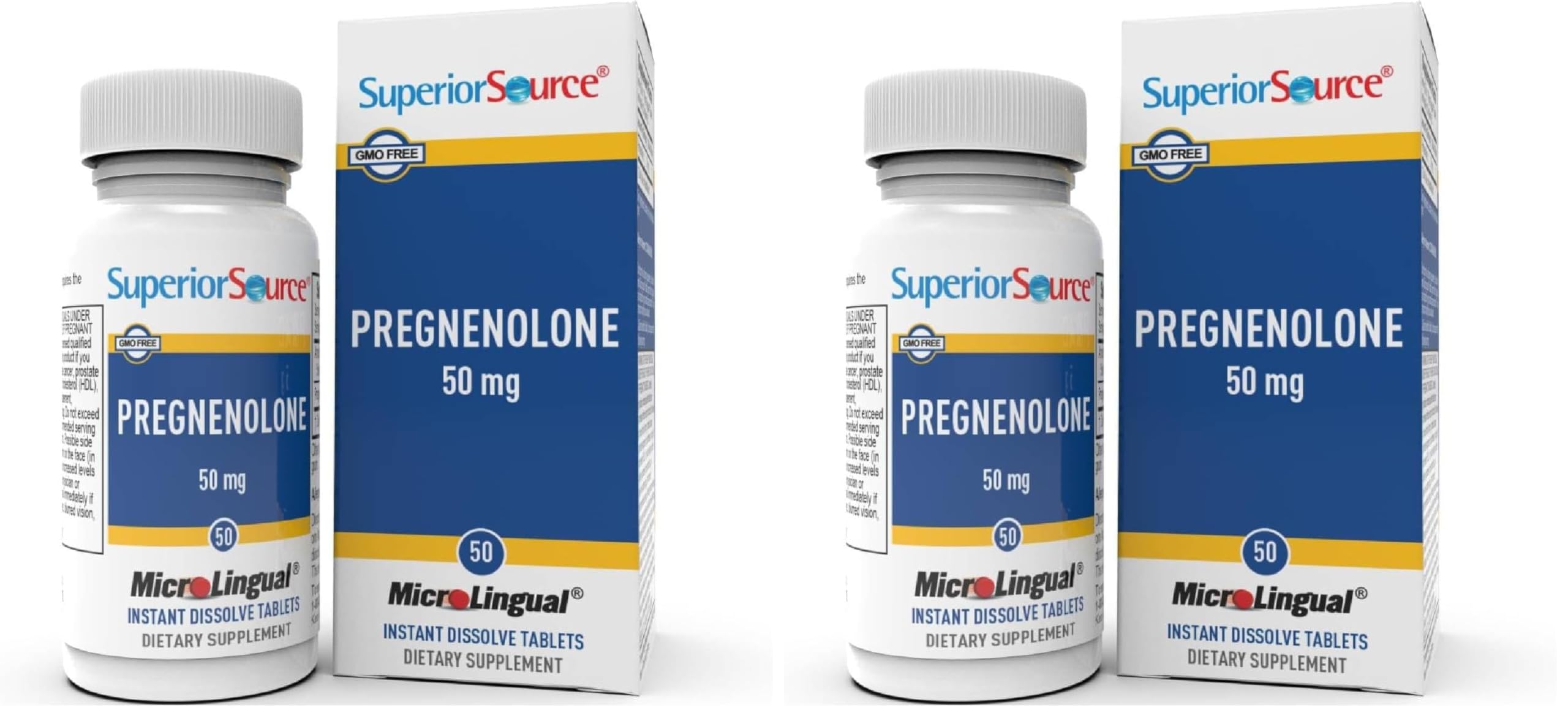 Superior Source Pregnenolone 50 mg pack of 2