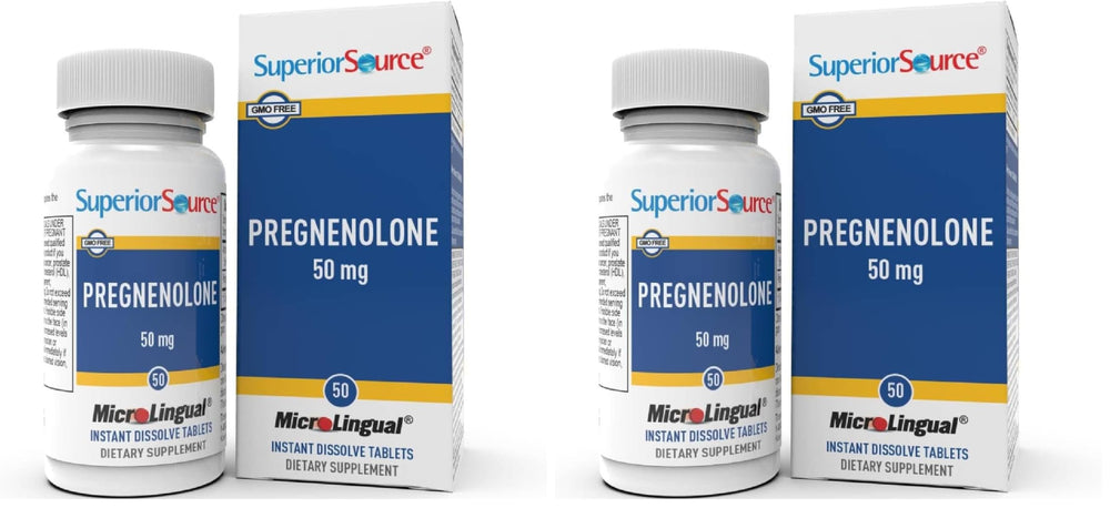Superior Source Pregnenolone 50 mg pack of 2