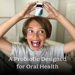Smiling adult and child representing dental health benefits