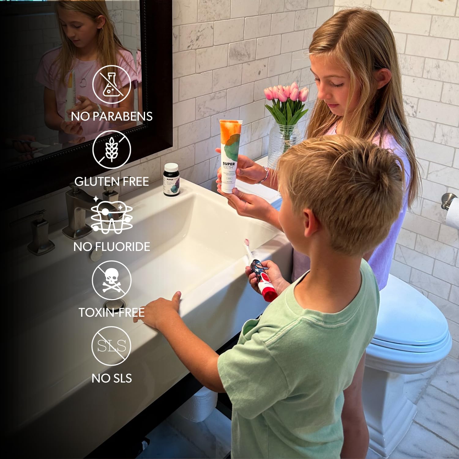 Family-friendly toothpaste for adults and children