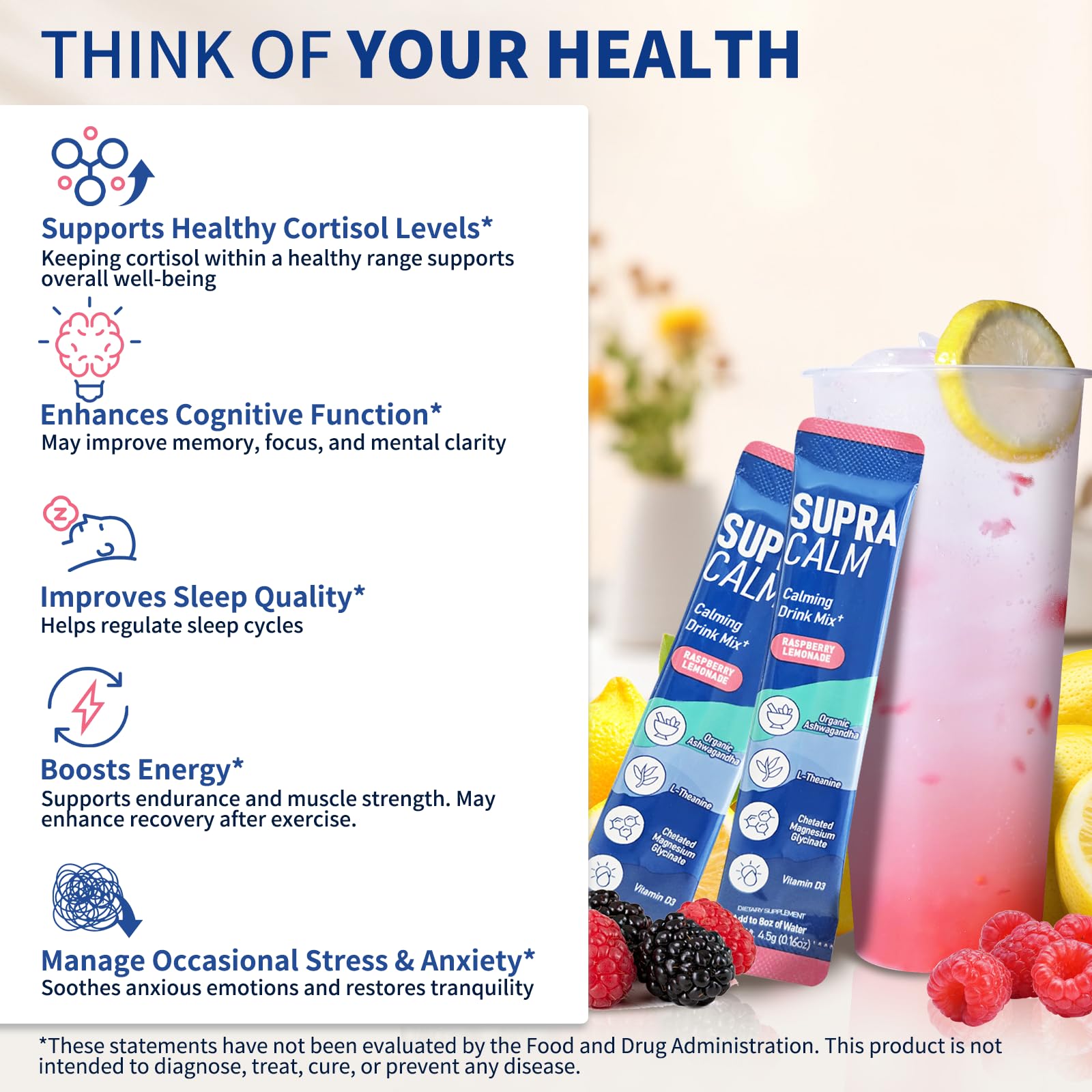 Vitamin D3 label on SupraCalm product