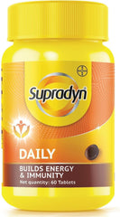 Close-up of label highlighting Biotin, Vitamin C and Vitamin D3