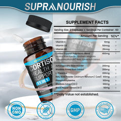 11-in-1 formula showing ingredients: Vitamin C, D3, B6, L-Theanine, Ashwagandha, Rhodiola Rosea