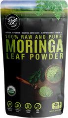 SUPREME HERBALS front packaging 8 oz resealable bag shows organic label and benefit