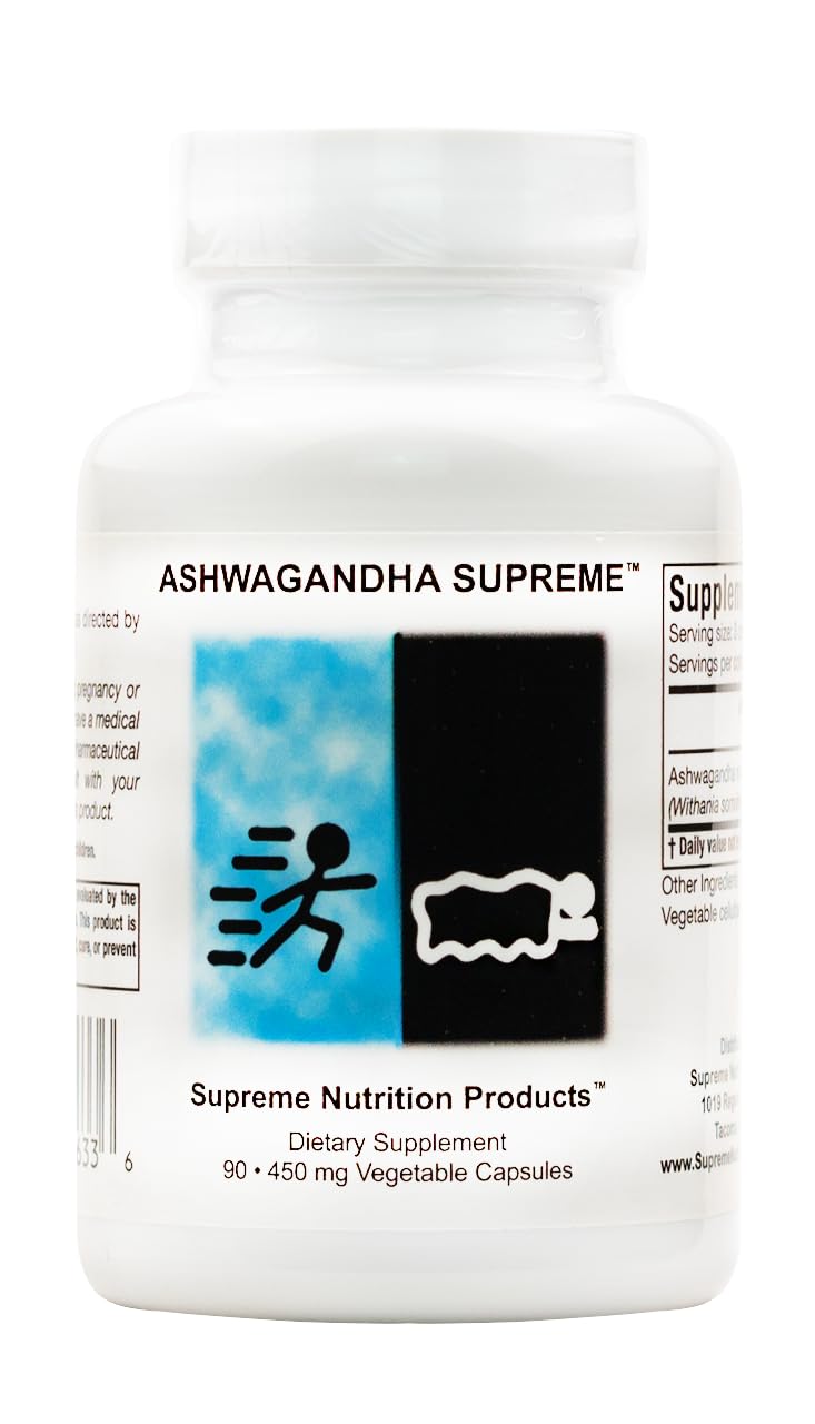 Hero image of Supreme Nutrition Ashwagandha Supreme 90 vegetarian capsules