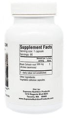 close-up of Supreme Nutrition capsules showing texture and vegetarian shell