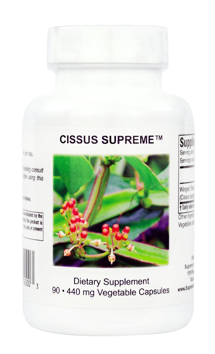 Bottle of Supreme Nutrition Cissus Supreme 90 vegetarian capsules