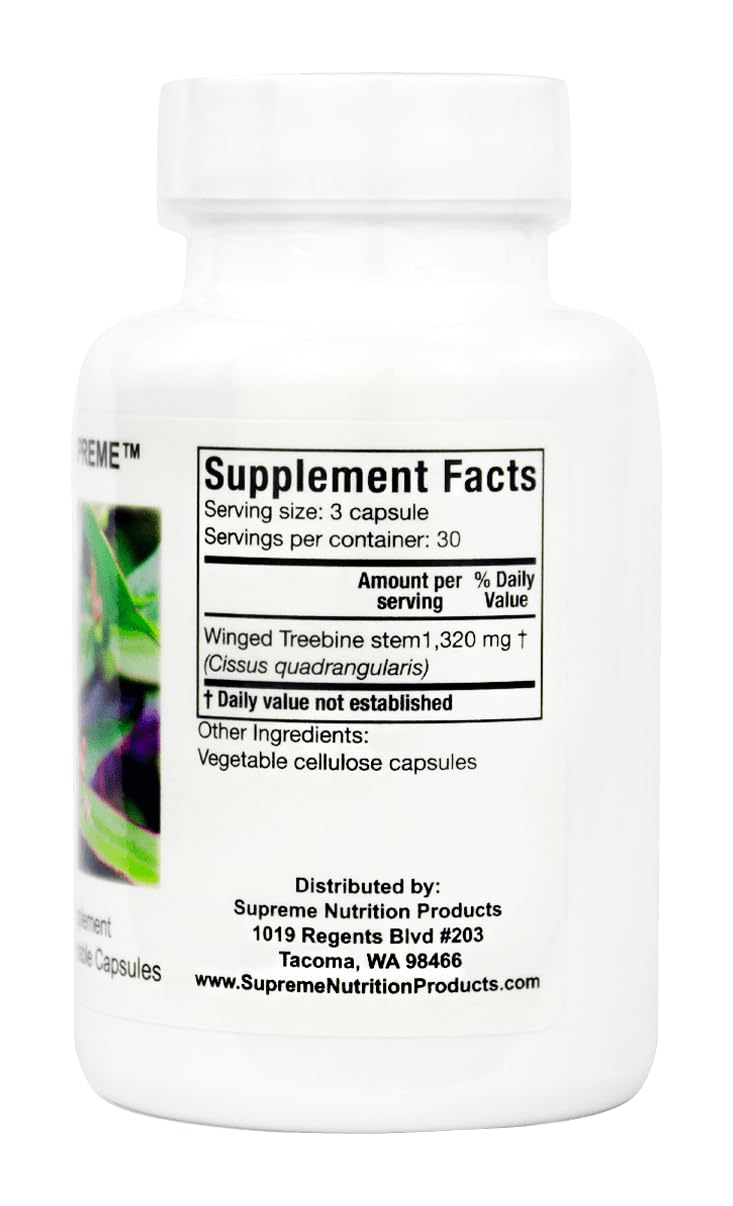 Cissus Supreme vegetarian capsules inside bottle