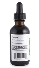 Supreme Nutrition elderberry tincture dropper dispensing liquid highlighting smooth texture and precise dosing