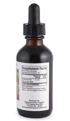 Supreme Nutrition elderberry tincture label close-up showing ingredient clarity and manufacturing details