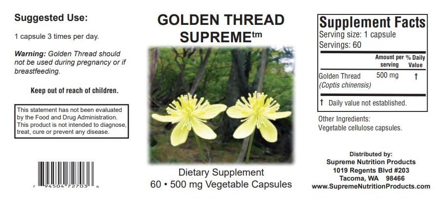 Close-up of vegetarian capsule contents from Supreme Nutrition showing fine herb texture