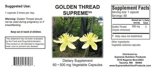 Close-up of vegetarian capsule contents from Supreme Nutrition showing fine herb texture