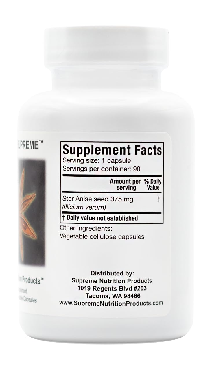Close-up of Illicium verum star anise capsules in bottle