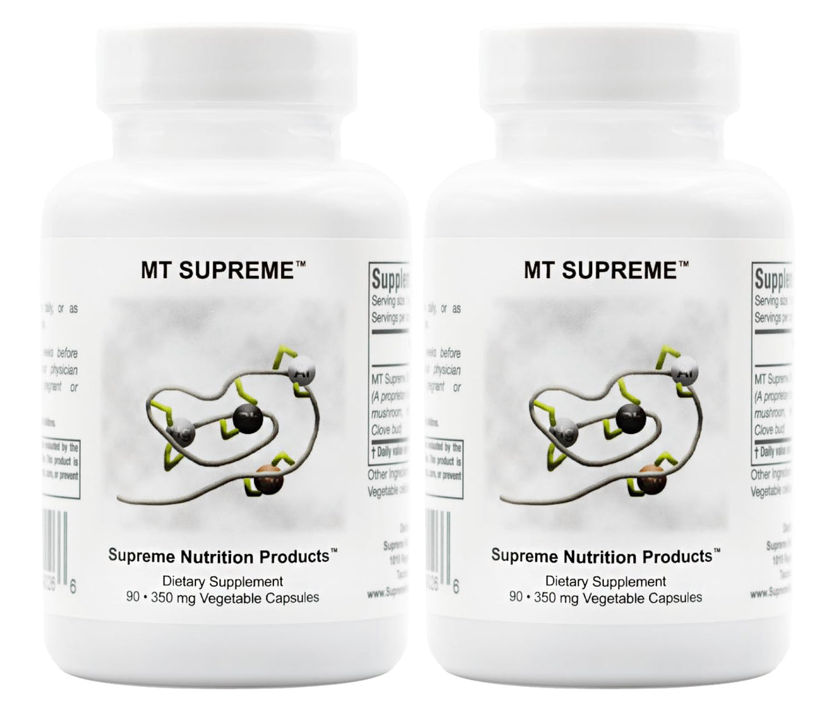 Supreme Nutrition front bottle view showing label and pack benefits