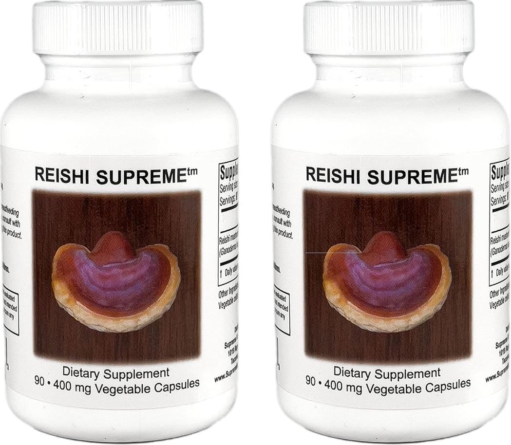 Supreme Nutrition Reishi Supreme bottle with capsules for daily wellness support