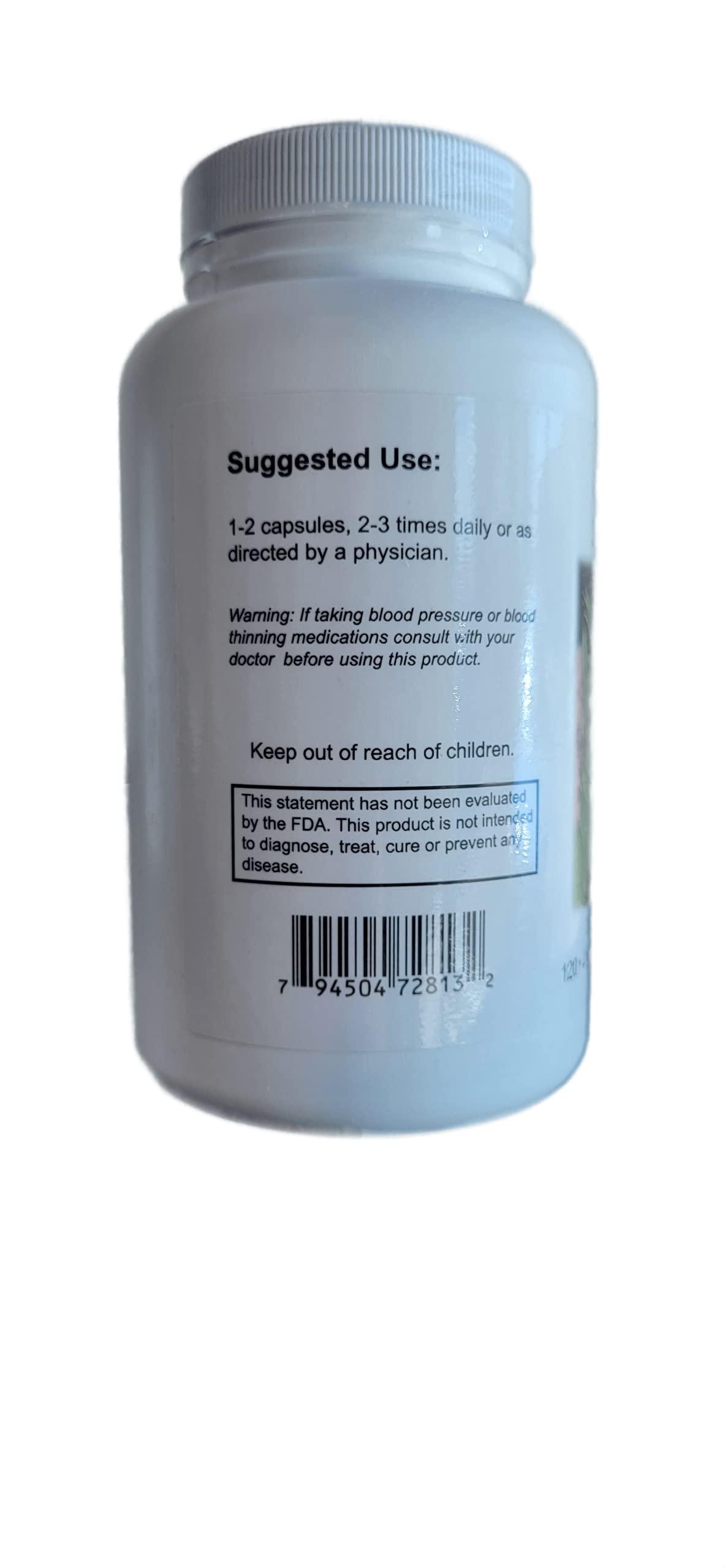 Close-up of a single vegetarian capsule from Supreme Nutrition, highlights purity and texture