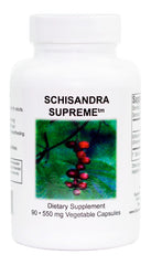 Supreme Nutrition Schisandra front packaging showing bottle and label, clear product identity