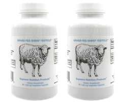 Supreme Nutrition Sheep Testicle bottle front view for daily supplementation convenience