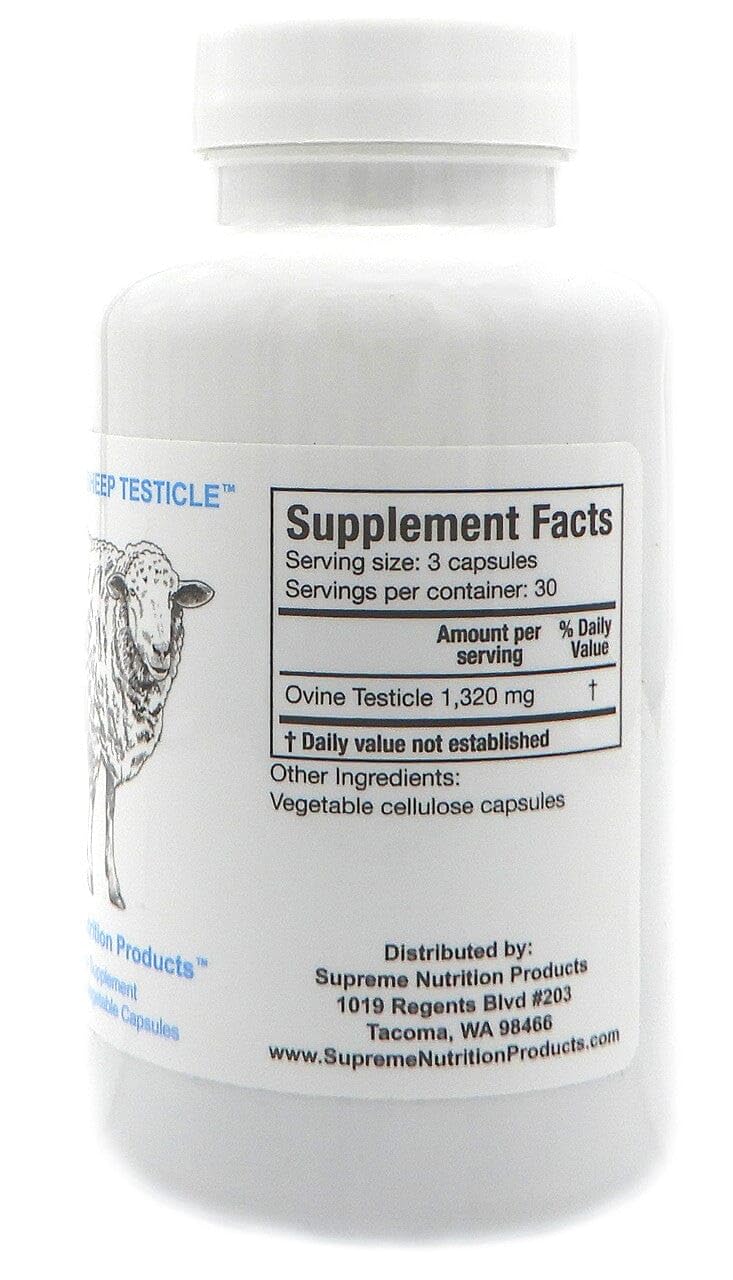 Supreme Nutrition Products capsules close-up revealing smooth vegetarian capsule texture