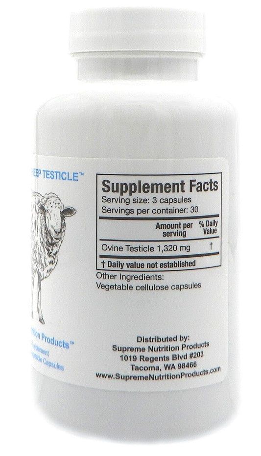 Supreme Nutrition Products capsules close-up revealing smooth vegetarian capsule texture