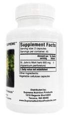 Supreme Nutrition open bottle revealing vegetable capsules for easy dosing