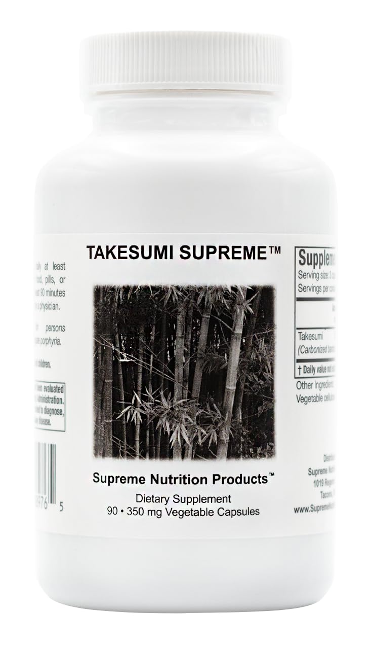 Supreme Nutrition Takesumi Supreme front packaging showing bottle and label clarity benefit