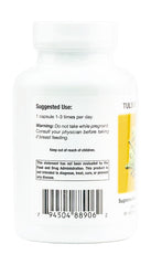 Open bottle of Supreme Nutrition Tulsi Supreme with vegetarian capsules visible and easy dosing