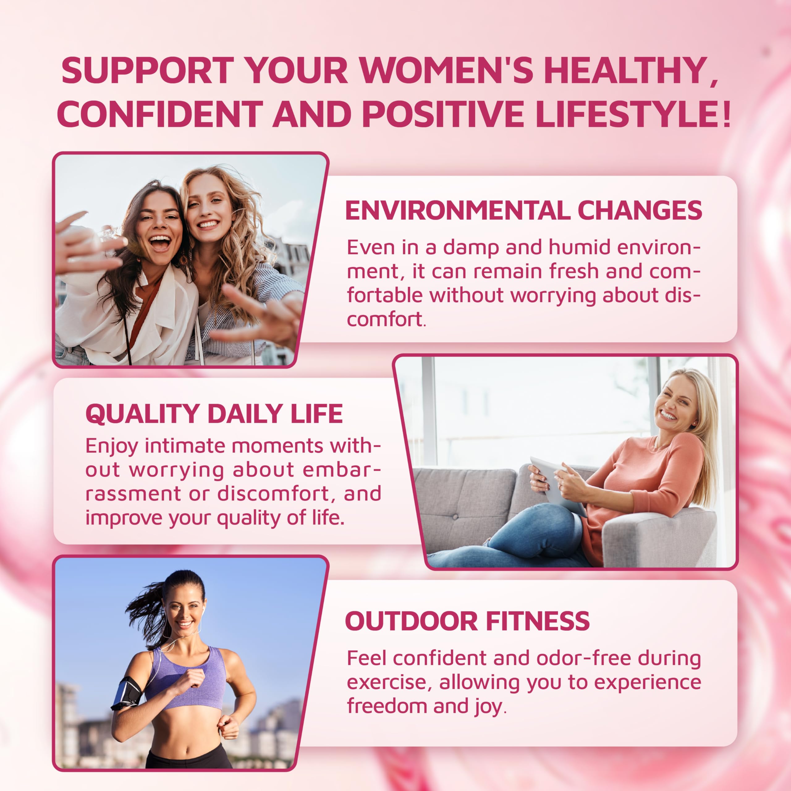 Gluten-free, vegan, sugar-free feminine balance gummies
