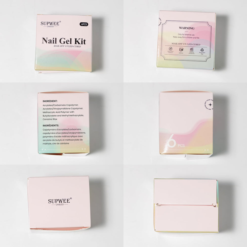 SUPWEE glossy finish after cure enhances nail brilliance.