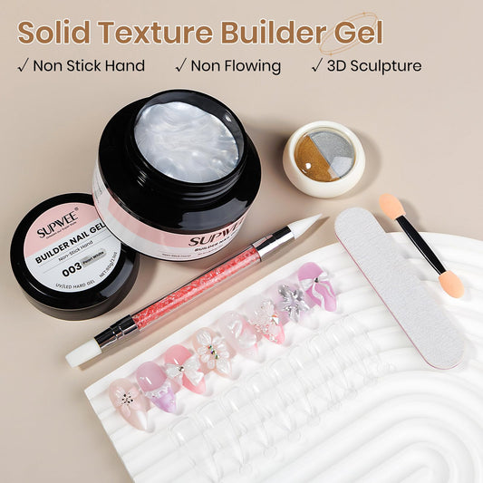 SUPWEE chrome powder dual-color kit adds reflective shimmer for standout nails.
