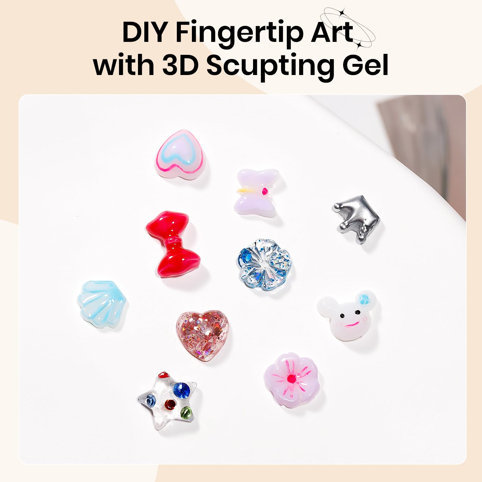 SUPWEE Moules silicone inclus, faciles pour créer motifs 3D variés.