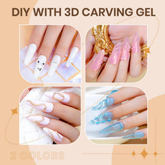 Nail art pen drawing on gel using Supwee products