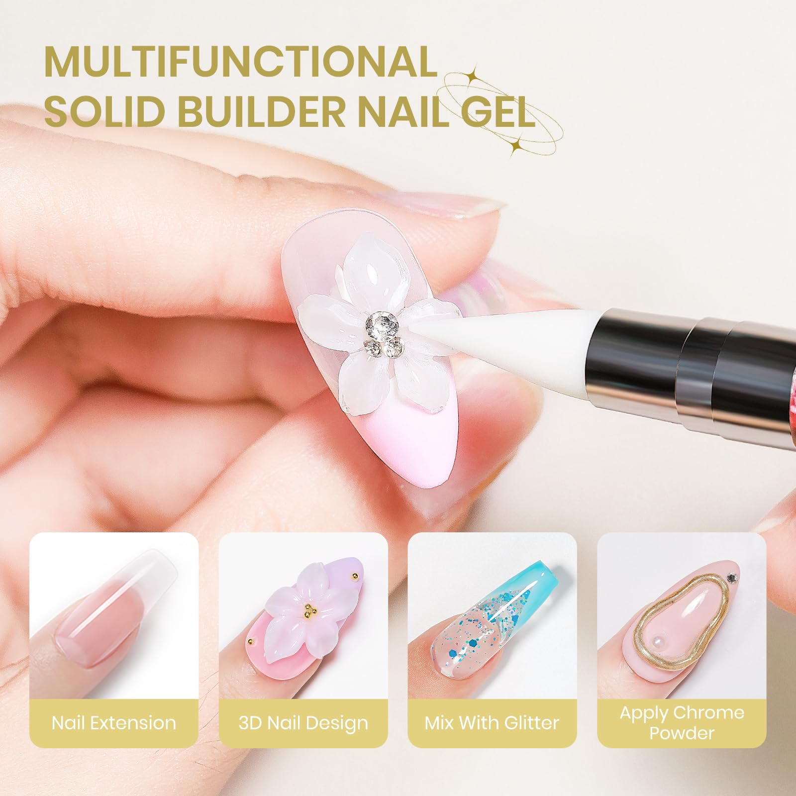SUPWEE nail extend mold enables precise length and shaping