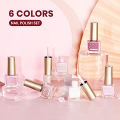 SUPWEE Nude Nail Polish Set gift-ready packaging suitable for gifting women or teens.