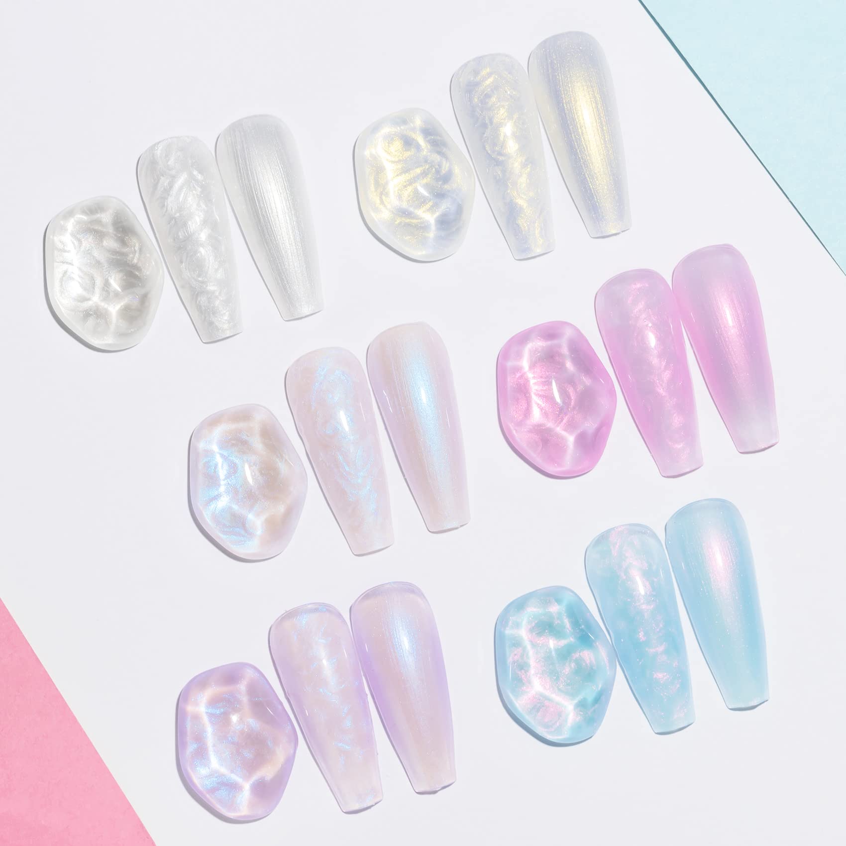 SUPWEE Pearl Gel Nail Polish dot texture tool demo for simple designs