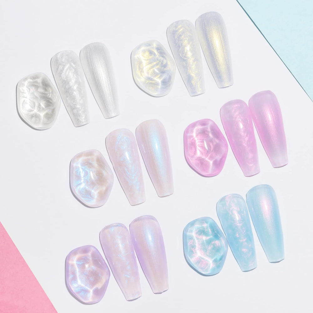 SUPWEE Pearl Gel Nail Polish dot texture tool demo for simple designs