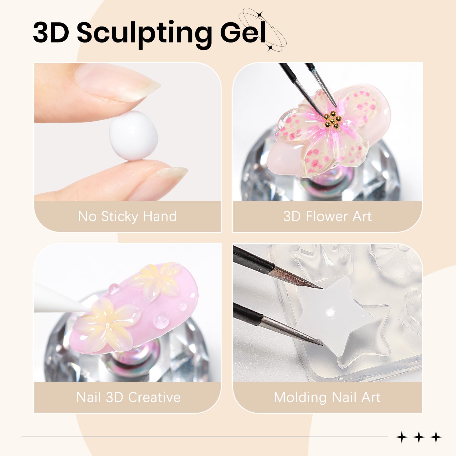 SUPWEE Stylo silicone double-face pour modelage précis.